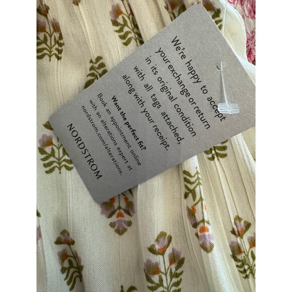 New ~ ANGIE ~  Women's Border Print Dress Size L FALL BONFIRES BOOTS - Picture 7 of 9